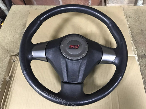 Genuine leather steering wheel - genuine,