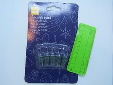 B and Q Christmas bulbs    2v