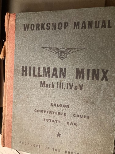 Hillman minx original factory - minx,