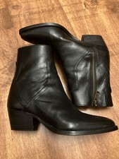 Hudson London Leather Cowboy Ankle  size 4 ( only worn a couple of times)