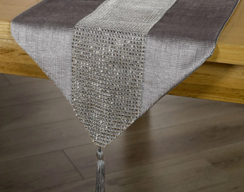 Table runner silver - table,