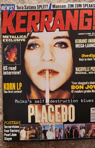 Kerrang vintage magazine aug - magazine,