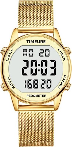 Timeure digital watch gold - timeure,