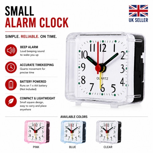 Quartz alarm clock - clock, with