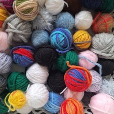 Approx 500g Joblot Assorted Oddments Yarn for Knitting, Crochet, Crafts
