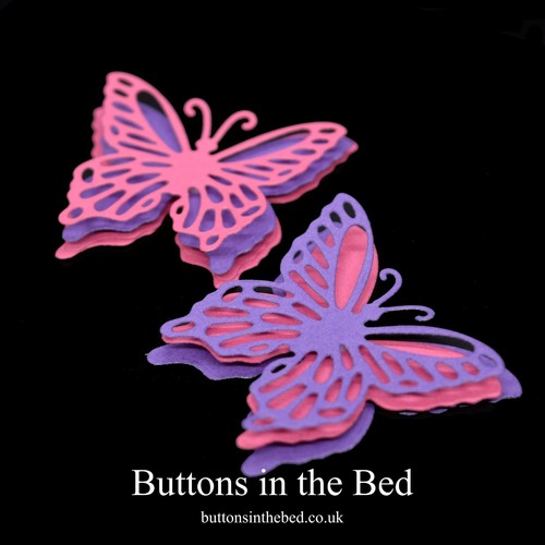 Butterfly metal cutting - 3d,