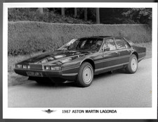 Aston Martin Lagonda 1987 Original Press Photograph Left Hand Drive FAIR