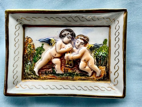 Vintage cherub capodimonte - cherub,