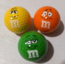 M & Ms Novelty Golf Balls Multicoloured Used Good Condition (R7)