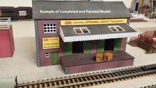 OO Gauge Long Loading Dock Industrial Building Kit For Model Railways (Options)