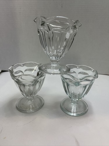 Libbey panel ice cream soda - panel,