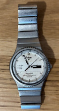 Rare mens Vintage 1983 Pulsar Alarm Quartz Watch Y960-601Z analogue Digital date