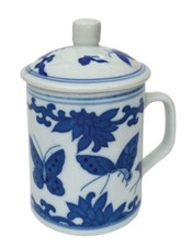 Chinese porcelain mug with - chinese,