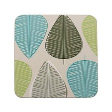 Leaf Coasters - Green, Set Of