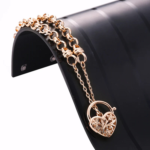 18ct heavy rose - 18ct, plated