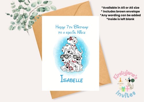 Personalised greetings card - personalised,