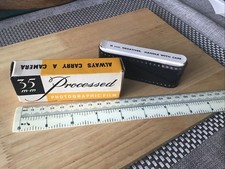 Vintage Negative Box 35mm Processed Photographic Film Including Negatives