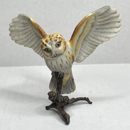Vtg boehm porcelain barred owl - vtg,