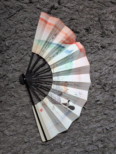 Japanese folding fan - japanese,