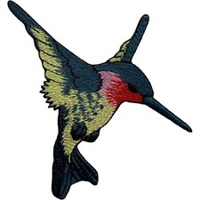 Hummingbird Patch Iron Sew On