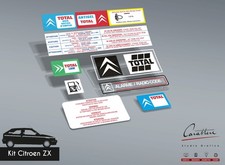 Citroen ZX STICKER KIT (also 16v) - 8 stickers