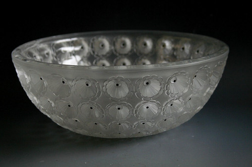 Lalique nemours glass - glass, bowl