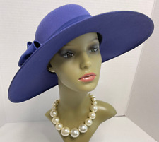 Hat Designer Jacques Vert Statement Hat Races Wedding Occasion BLUE