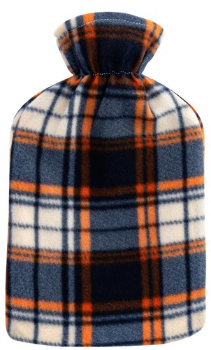 Hot water bottle with cover - water,