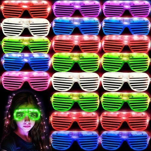 60x flashing party glasses - 6-60x,