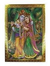 Gold Foil Embossed Hindu God