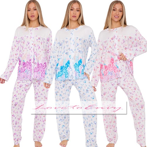 Ladies pyjama set soft feel - pyjama,