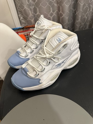 Reebok question mid white blue - reebok,