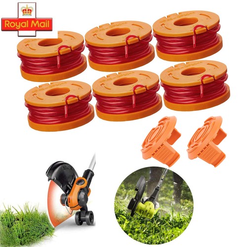Strimmer line spool cap - line, set