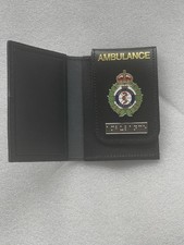 Ambulance Leather ID Card