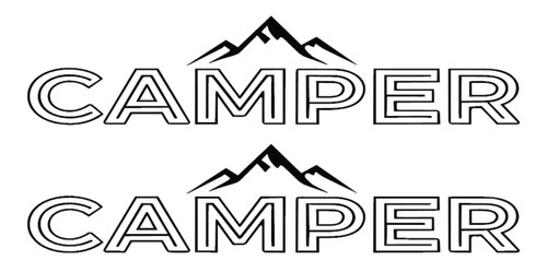 Camper decals stickers - camper,
