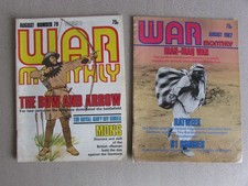 2 WAR MONTHLY Magazines 1980