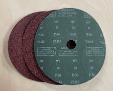 7 x Floor sanding edge sanding discs, 178mm x 22mm, to fit Hiretech HT7, P120