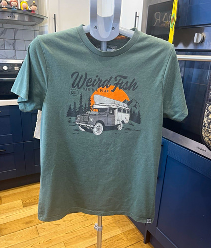 Weird fish men green van - weird,