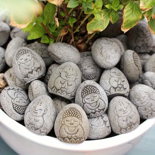 Pcs resin miniature buddha - 20,