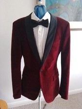 New Velvet Blazer /Smoking Jacket  36" Number Eight Savile Row -Hardie Aimes