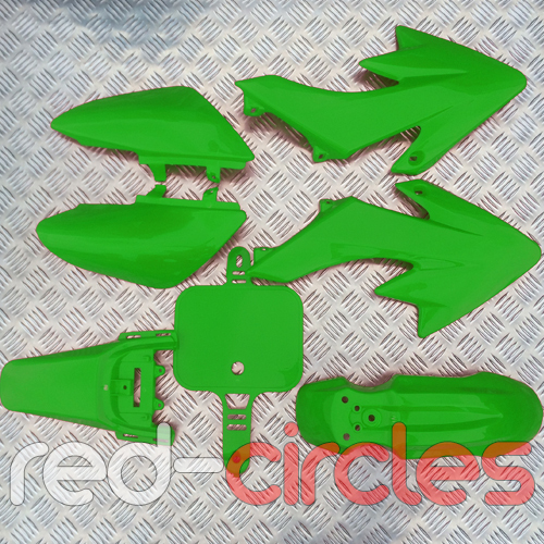 Green crf50 style pit - green, bike