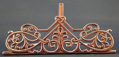 Victorian sterling silver menu - victorian,