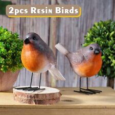 2pcs Robin Outdoor Garden