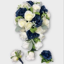 Wedding flowers Bouquets navy