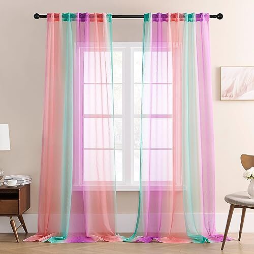 Purple green and pink - green,