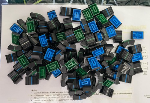 113 fader knobs - 113, re’an
