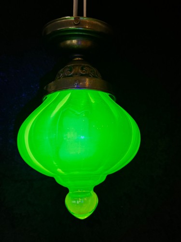 Vintage uranium vaseline glass - vintage,