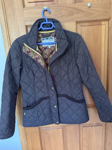 Joules quilted chocolate brown - chocolate,