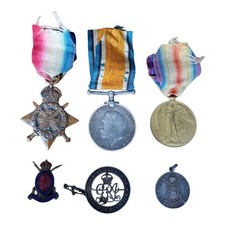 WW1 1914 Trio Of Medals, SWB &