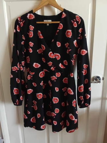 Jack wills black floral - black, print